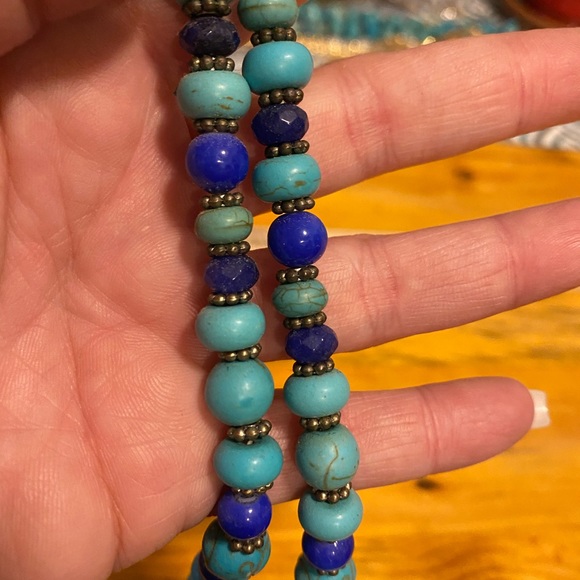 Beaded cross necklace - Picture 3 of 8